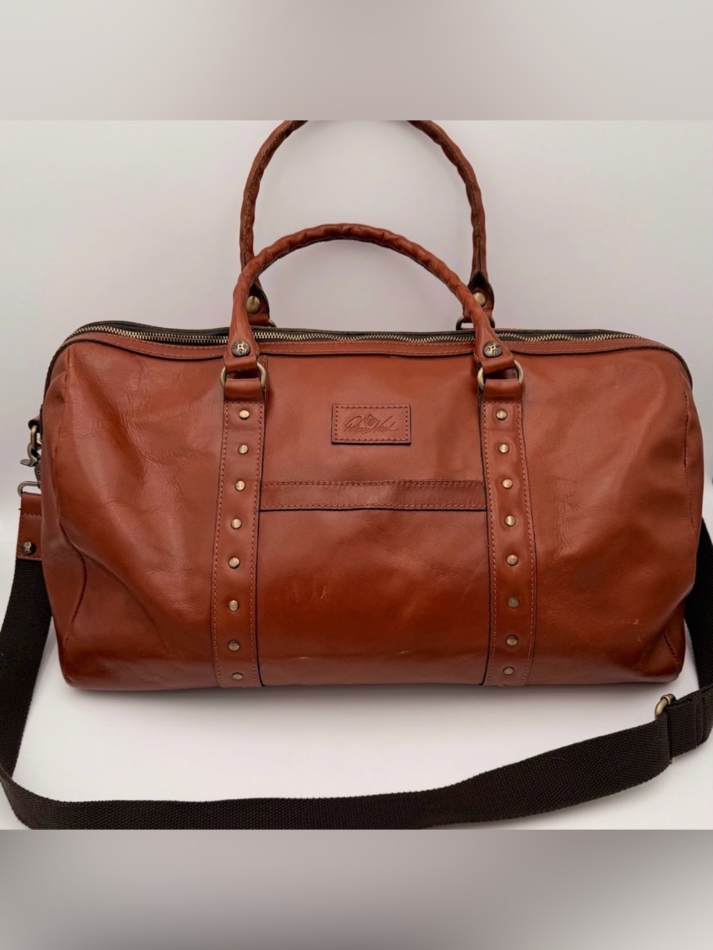 Patricia Nash Milano Leather Weekender Travel Bag